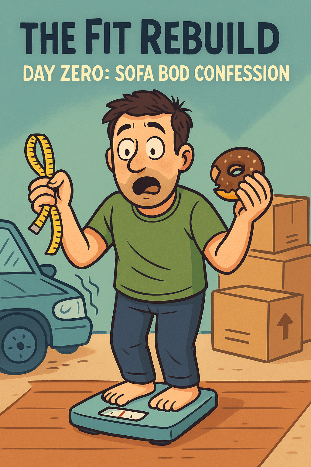 Man shocked by weight on scales